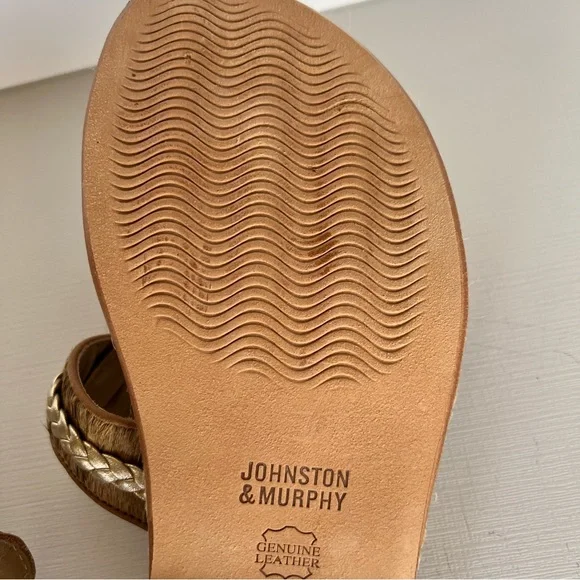 Johnston & Murphy Women's Tan Sandals 6 1/2 woman’s - Picture 7 of 9